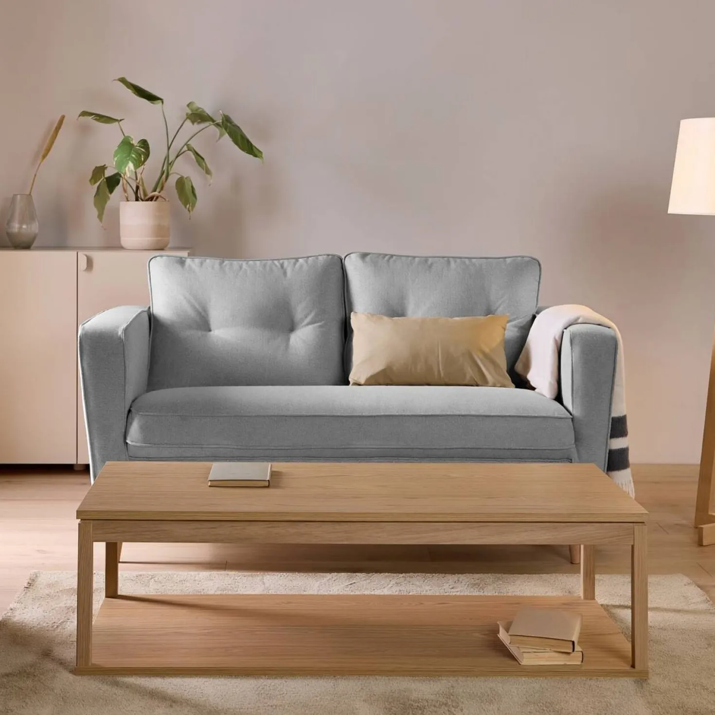 Canapé convertible tissu Ondine