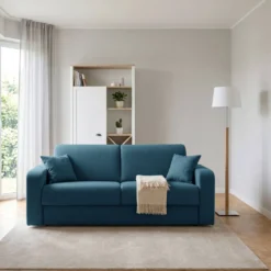 Canapé convertible tissu recyclé déhoussable Alizée