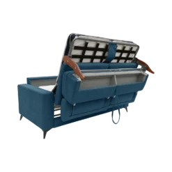 Canapé convertible tissu recyclé déhoussable Alden