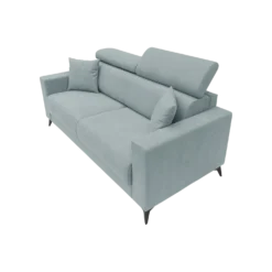 Canapé convertible tissu recyclé déhoussable Alden
