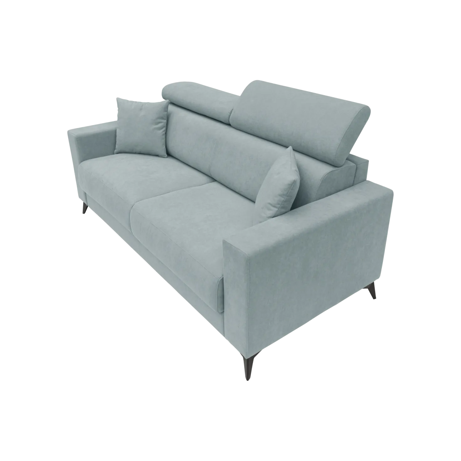 Canapé convertible tissu recyclé déhoussable Alden