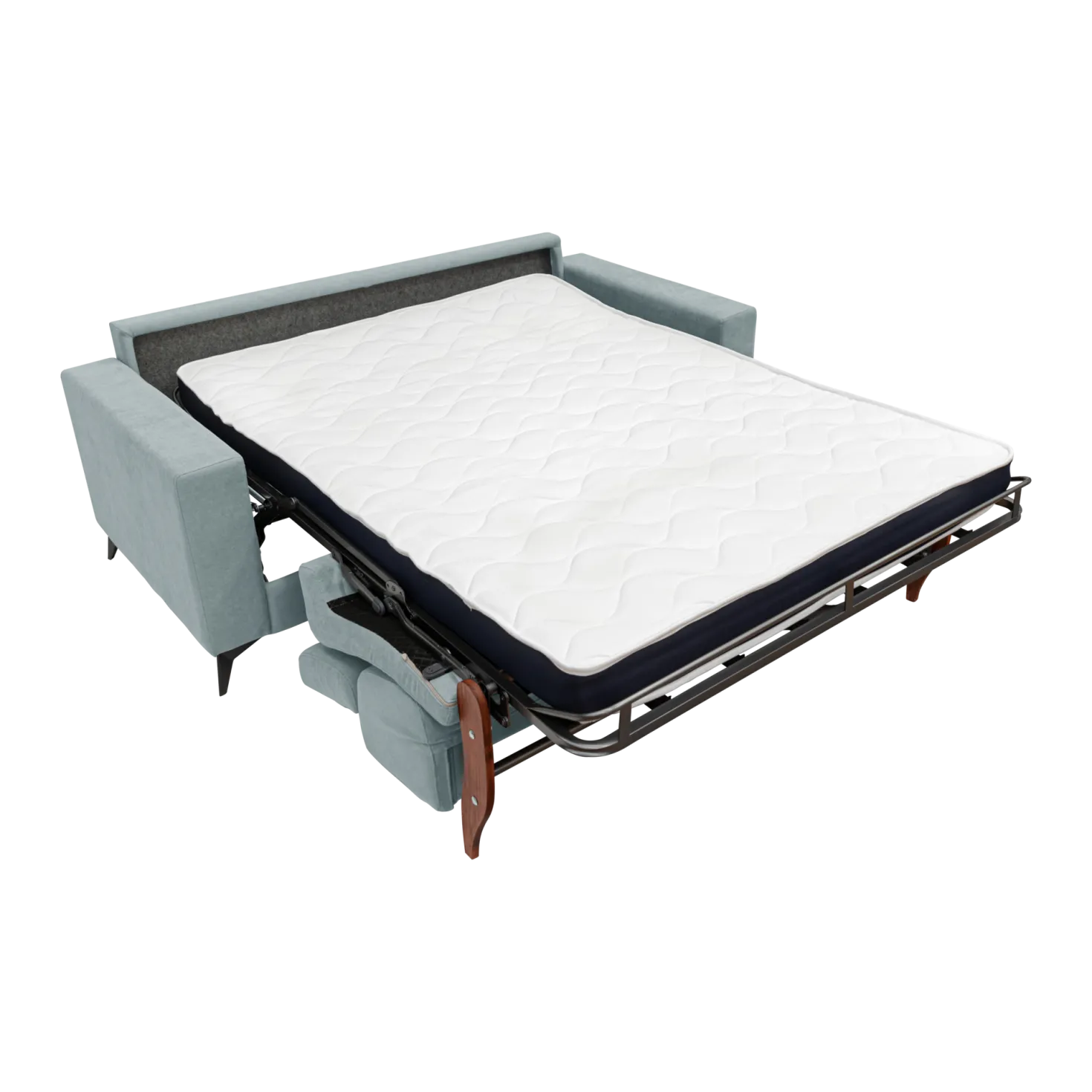 Canapé convertible tissu recyclé déhoussable Alden