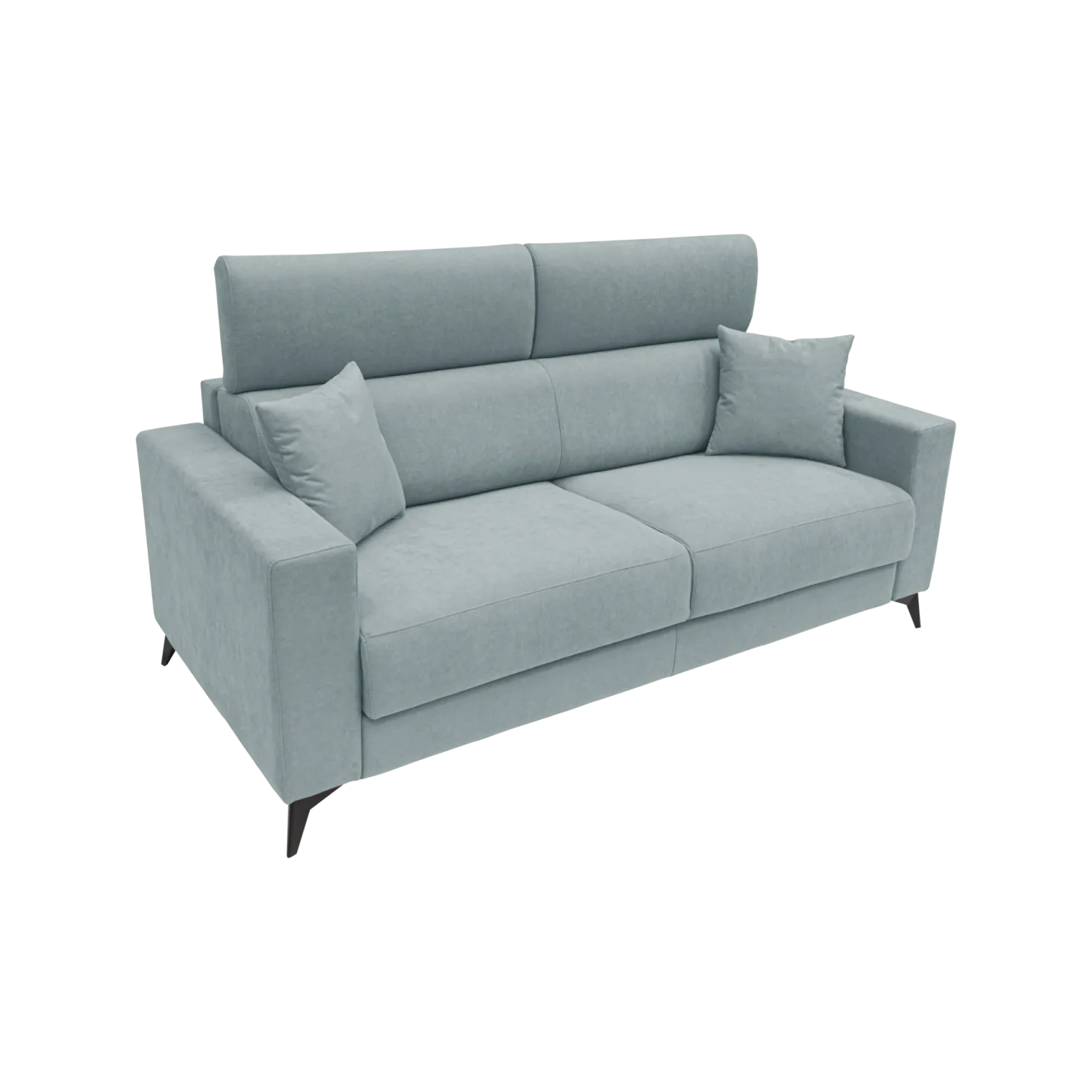 Canapé convertible tissu recyclé déhoussable Alden