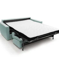 Canapé convertible tissu recyclé déhoussable Aubin