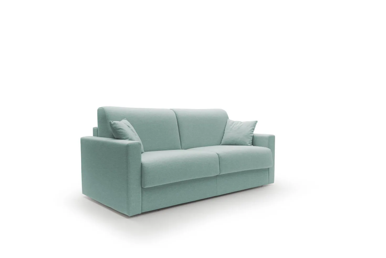 Canapé convertible tissu recyclé déhoussable Aubin