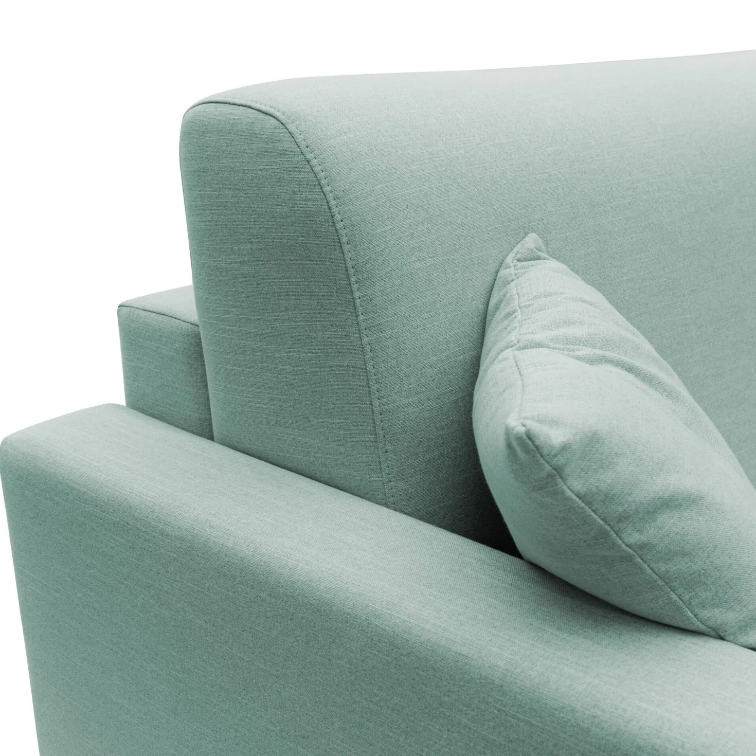 Canapé convertible tissu recyclé déhoussable Aubin