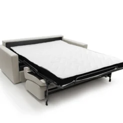 Canapé convertible tissu recyclé déhoussable Aubin