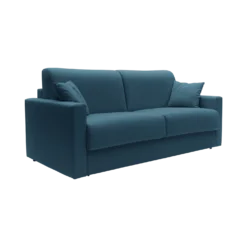 Canapé convertible tissu recyclé déhoussable Aubin