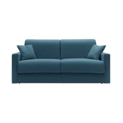 Canapé convertible tissu recyclé déhoussable Aubin