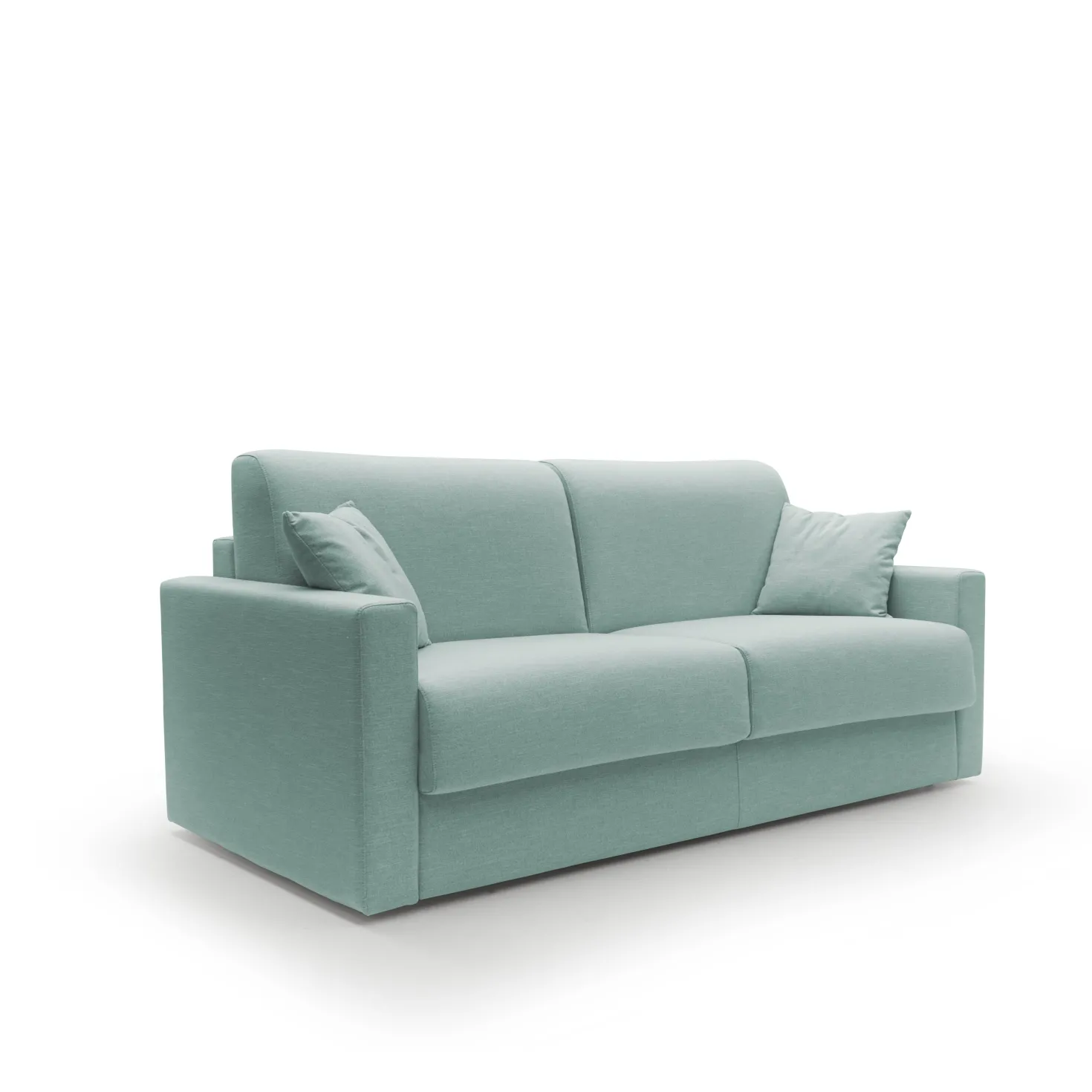 Canapé convertible tissu recyclé déhoussable Aubin