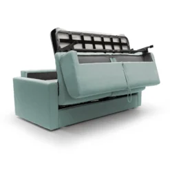 Canapé convertible tissu recyclé déhoussable Aubin