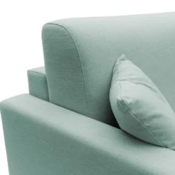 Canapé convertible tissu recyclé déhoussable Aubin