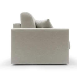 Canapé convertible tissu recyclé déhoussable Aubin