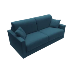 Canapé convertible tissu recyclé déhoussable Aubin