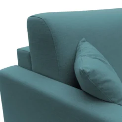 Canapé convertible tissu recyclé déhoussable Aubin