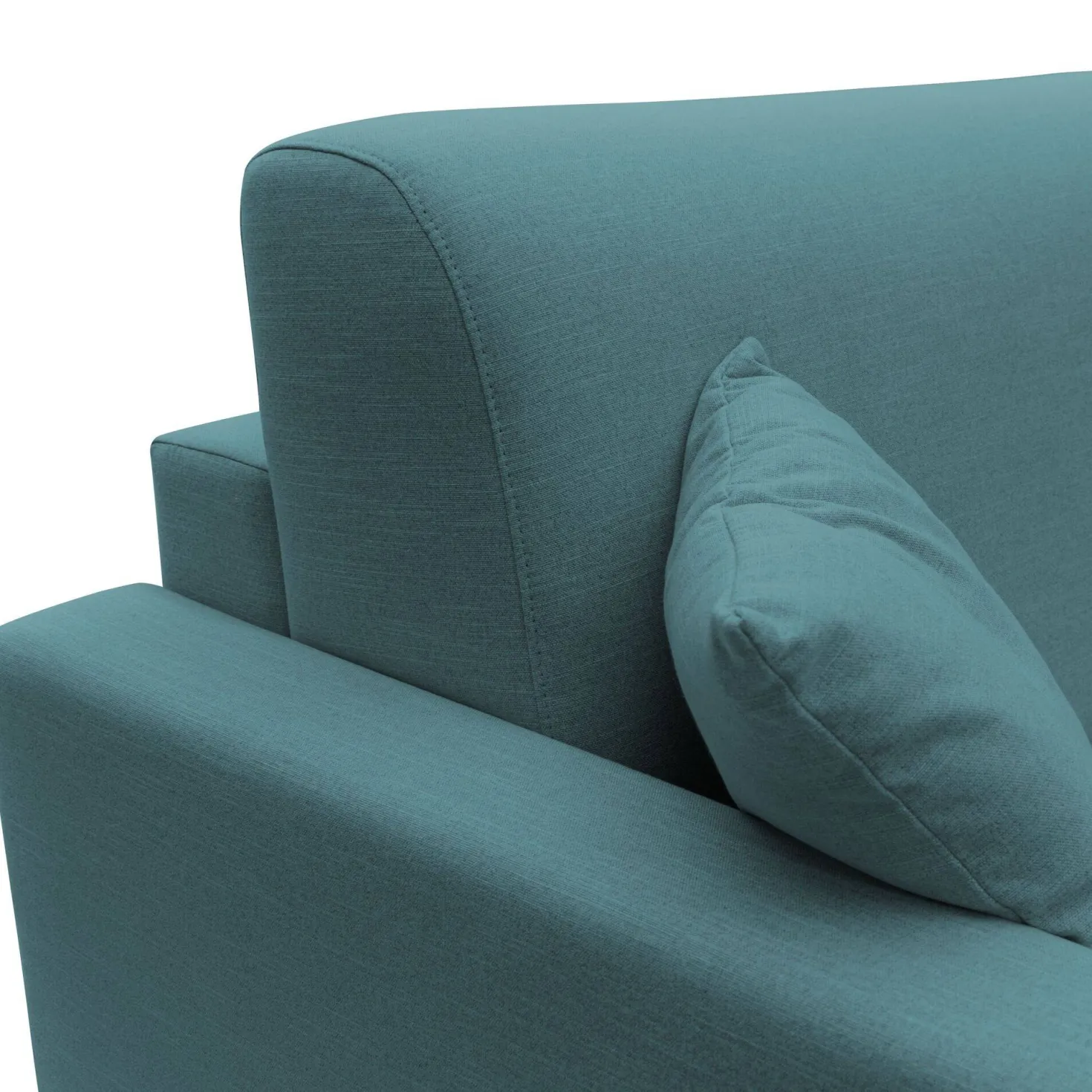 Canapé convertible tissu recyclé déhoussable Aubin