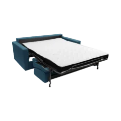 Canapé convertible tissu recyclé déhoussable Aubin