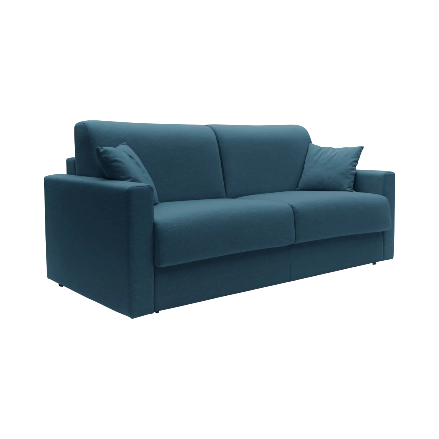 Canapé convertible tissu recyclé déhoussable Aubin