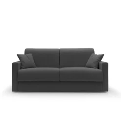 Canapé convertible tissu recyclé déhoussable Aubin
