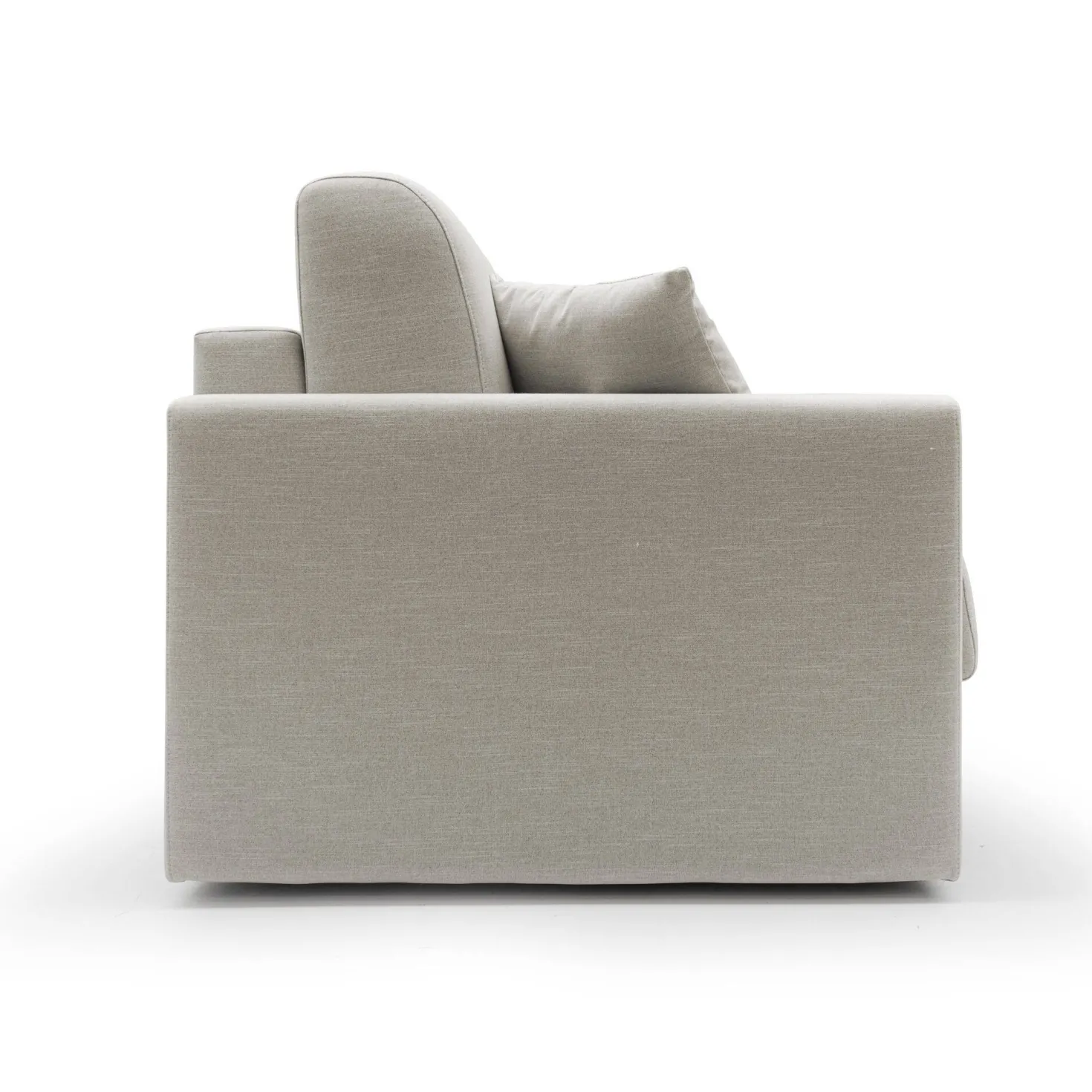 Canapé convertible tissu recyclé déhoussable Aubin