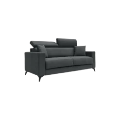 Canapé convertible tissu recyclé déhoussable Alden