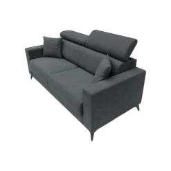 Canapé convertible tissu recyclé déhoussable Alden