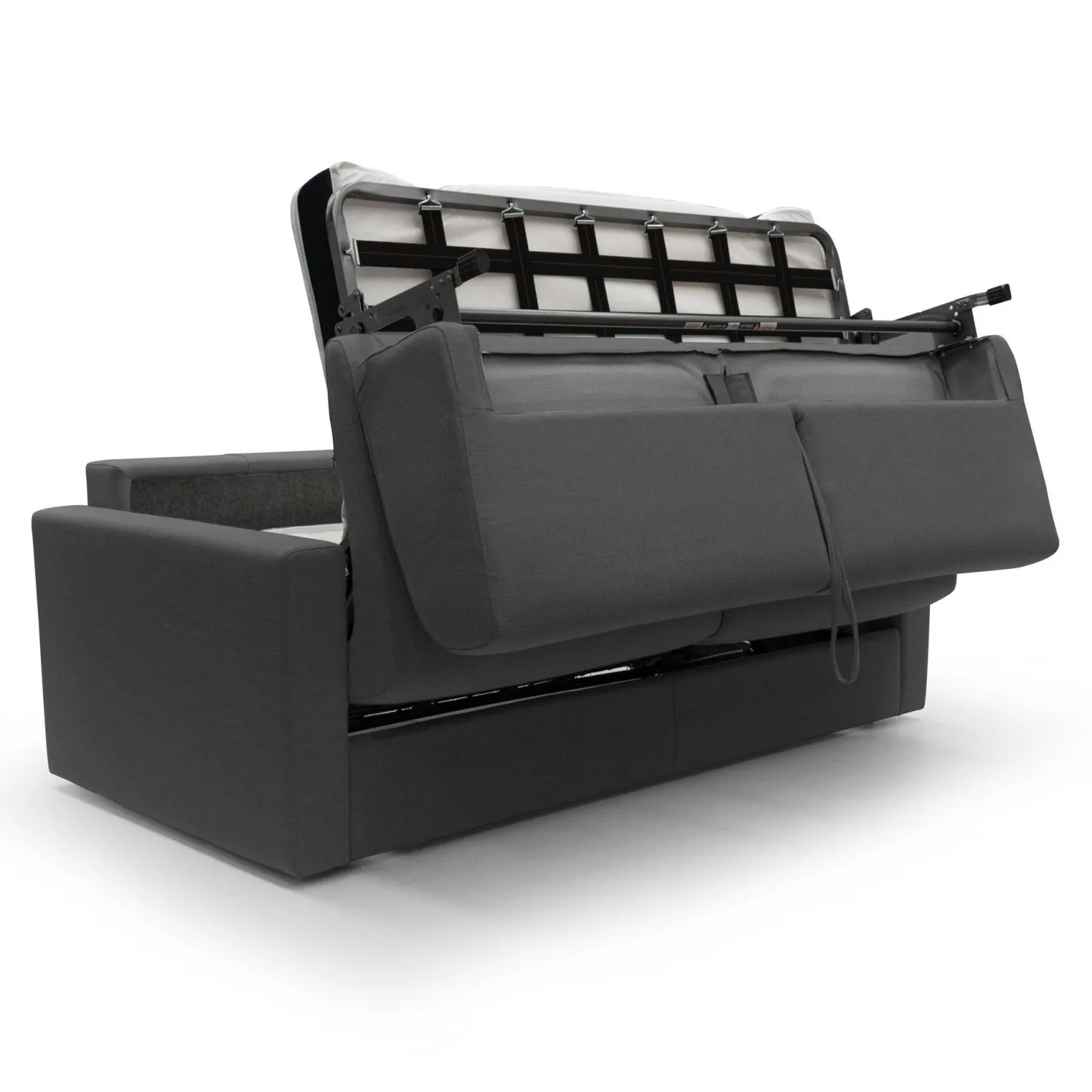 Canapé convertible tissu recyclé déhoussable Aubin