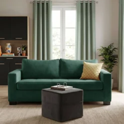 Canapé convertible velours Octave