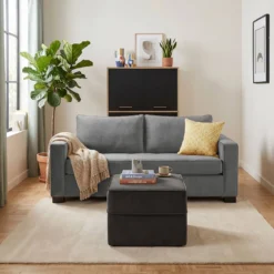 Canapé convertible velours Octave