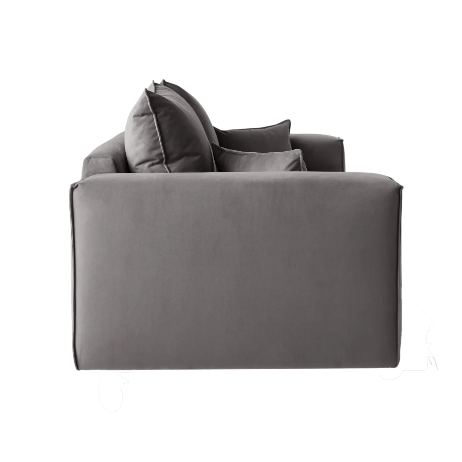 Canapé convertible velours Orel