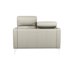 Canapé cuir têtières relevables Ben