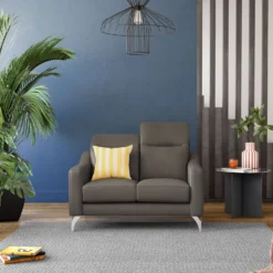 Canapé cuir têtières relevables Ben