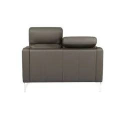 Canapé cuir têtières relevables Ben