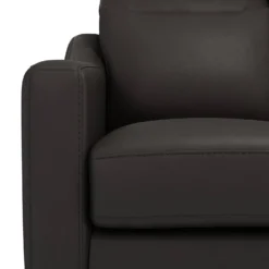 Canapé cuir têtières relevables Ben