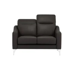 Canapé cuir têtières relevables Ben