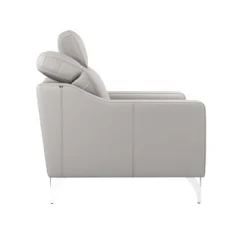 Canapé cuir têtières relevables Ben