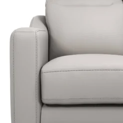 Canapé cuir têtières relevables Ben