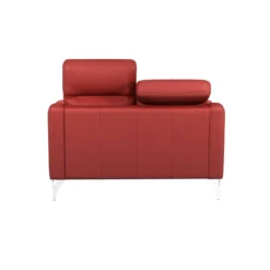 Canapé cuir têtières relevables Ben