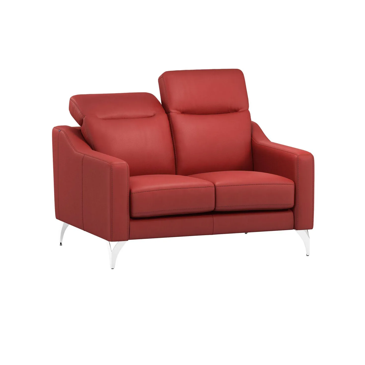 Canapé cuir têtières relevables Ben