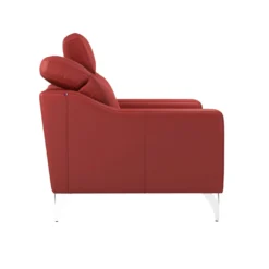 Canapé cuir têtières relevables Ben