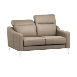 Canapé cuir têtières relevables Ben