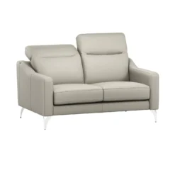 Canapé cuir têtières relevables Ben