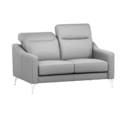 Canapé cuir têtières relevables Ben