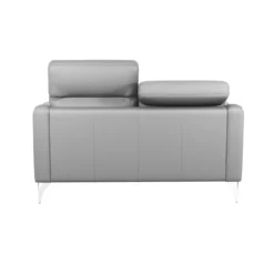 Canapé cuir têtières relevables Ben