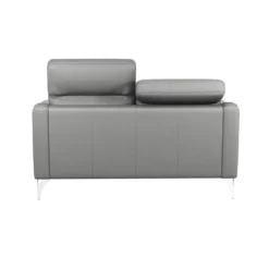 Canapé cuir têtières relevables Ben