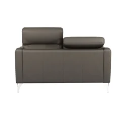 Canapé cuir têtières relevables Ben