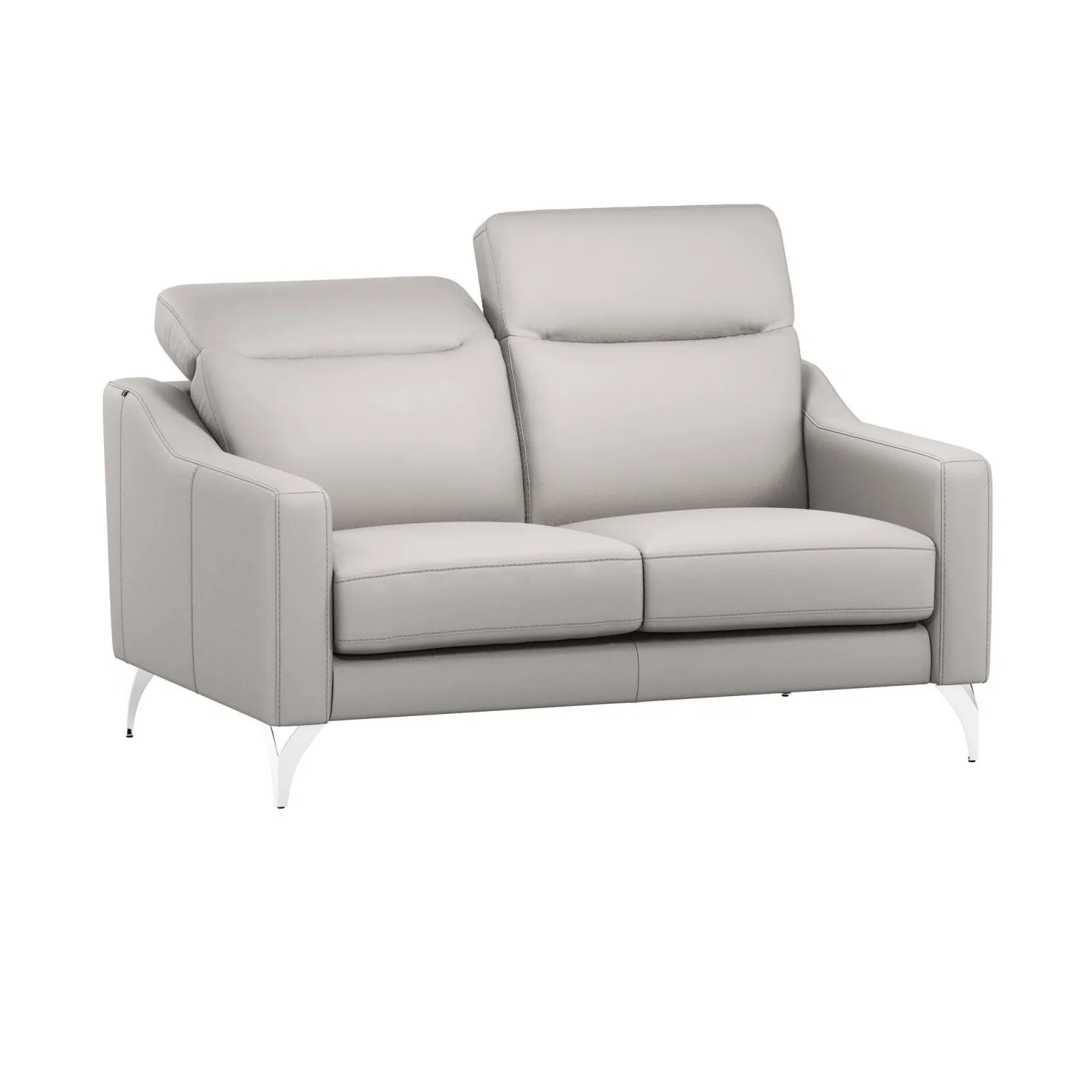 Canapé cuir têtières relevables Ben
