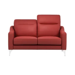 Canapé cuir têtières relevables Ben