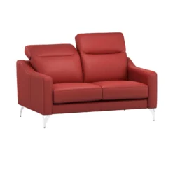Canapé cuir têtières relevables Ben
