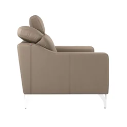 Canapé cuir têtières relevables Ben